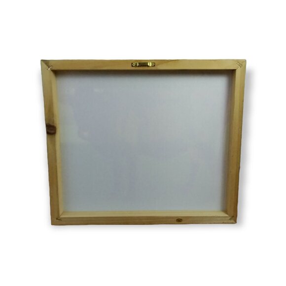 Contemporary Portrait of a Brown Cow Print Decorative Wall Hanging Art 14 x 12 - Picture 2 of 2